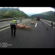 Chinese Truck Crash Leads To Silly Highway Pig Chase